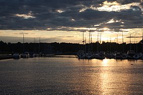 Port w Giżycku.