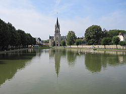 Skyline of Gueux (Marne)