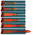 Kinematik der innerballistischen Abläufe in einer Feuerwaffe