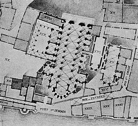 Planta aparecida en Monographie de la primatiale Saint-Jean, de Lucien Bégule (1913)