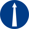 Go straight ahead