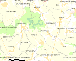 Poziția localității Tupigny