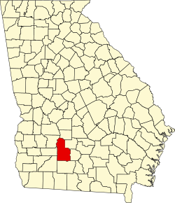 Elhelyezkedése Georgia államban