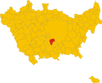 Locatie van Assago in Milaan (MI)