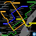 Karte der Montrealer Metro