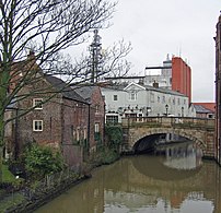 Áin "Foss" í York.