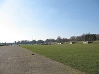 Site of a large exhibition centre, now a park