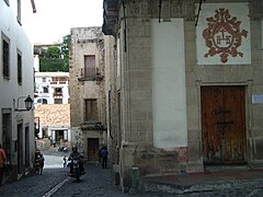 Casa Borda main entrance. This is José de la Borda's mansion