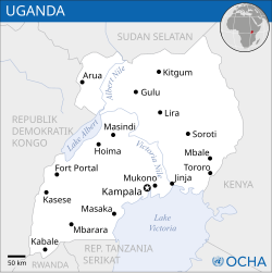 Lokasi Uganda