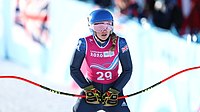 Sophie Foster beim Super-G-Wettbewerb