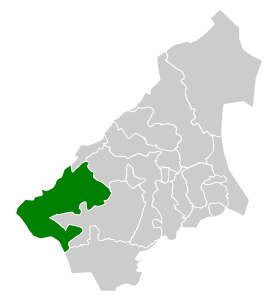 صورة لخريطة محافظة عقلة الصقور نسبةً لمنطقة القصيم