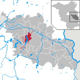 Läget för kommunen Bad Saarow i Landkreis Oder-Spree
