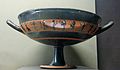 Band cup, with the main painting in a band low on the body. All these "cups" are covered by kylix