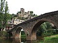 Brücke in Belcastel (15. Jh.), Aveyron