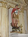 La statue de Saint Georges dans l'église Saint-Georges.