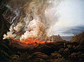 Johan Christian Dahl: Erupción do Vesuvio, 1826. Städel