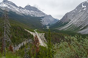 Icefields Parkway from the north side of Parker Ridge.jpg
