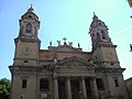 Fachada de la Catedral de Pamplona, de Ventura Rodríguez.