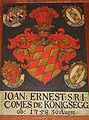 Wappen der Königsegg im Kreuzgang des Konstanzer Münsters