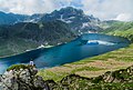 * Nomination Tarsar Lake in Jammu and Kashmir. By User:Thisguyhikes --Hulged 16:06, 23 January 2022 (UTC) * Decline  Oppose a lot of green and purple /pink chromatic abberations, also the landscape is a bit too unsharp due to small DoF --Christian Ferrer 13:25, 25 January 2022 (UTC)