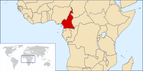 Vendndodhja - Kameruni