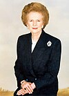 Former British Prime Minister Margaret Thatcher