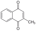 Deutsch: Struktur von Menadion English: Structure of menadione