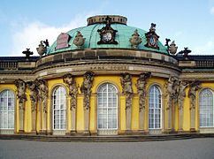 Palacio de Sanssouci de Von Knobelsdorff (1745-1747)