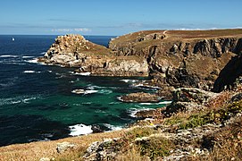 La pointe du Van, à l'extrémité occidentale de la Bretagne.