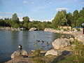 Prince's Island Park, downtown