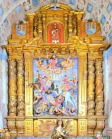 Retablo de la Conversión de San Pablo (Orense), de Mateo de Prado y Bernardo Cabrera (1656).