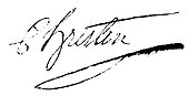 signature de Charles-Gabriel-Frédéric Christin