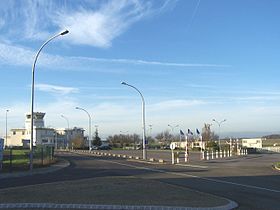 Entrée de l'aéroport.