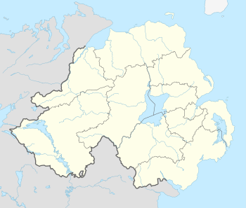 2000–01 Irish League is located in Northern Ireland