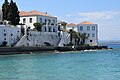 Spetses seaside street