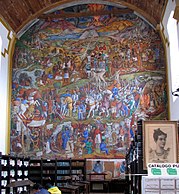 Historia de Michoacán, Mural de la Biblioteca Gertrudis Bocanegra