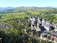 Vue du village, depuis le château.