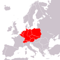 Central Europe, as defined by E. Schenk (1950)