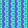 6 co-uniform tiling with hexagonal cells