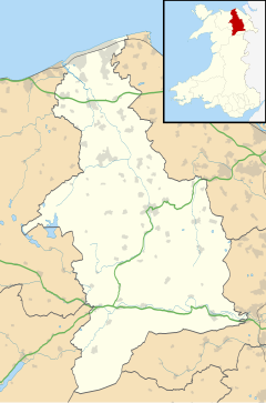 Gellifor is located in Denbighshire