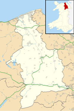 Llandegla ubicada en Denbighshire