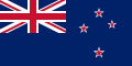 Yeni Zelanda bayrağı'nın sol üst köşesindeki Birleşik Krallık bayrağı (Union Jack)