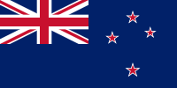 ?Vlag zoals door Britse schepen gedragen werd vanaf 1869 tot de omdoping tot nationale vlag in 1902.
