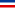 Bandera de Serbia y Montenegro