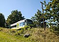 RS1 der Agilis mit Branding der Ilztalbahn. Unterwegs auf der Strecke der Ilztalbahn.