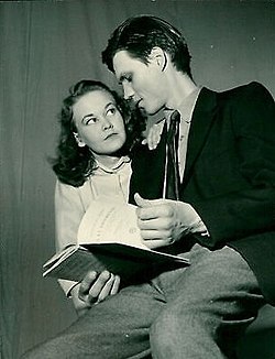 Kerstin Isedal och Per Oscarsson 1953.