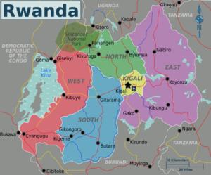 Map of Rwanda