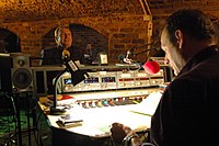 Mike McGear on the Mark Radcliffe Show at The Cavern, Liverpool (82088858).jpg