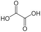 Strukturna formula oksalne kisline