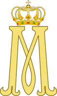 Monogram of Queen Marie of Romania